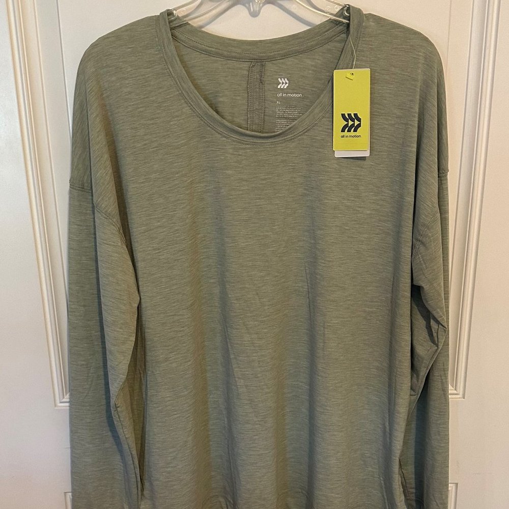 Long Sleeve T-Shirt with Thumb Holes - All In Motion